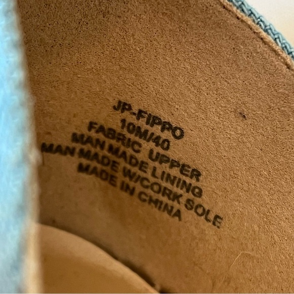 Jessica Simpson Fippo Floral Embroidered Denim Espadrilles Size 10 M EUC - Picture 9 of 16